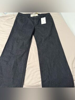 Tankair Low Slung Jeans in Graphite Relaxed Fit Straight Leg Jeans size 35